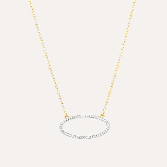 One With The Oval Pendant Necklace
