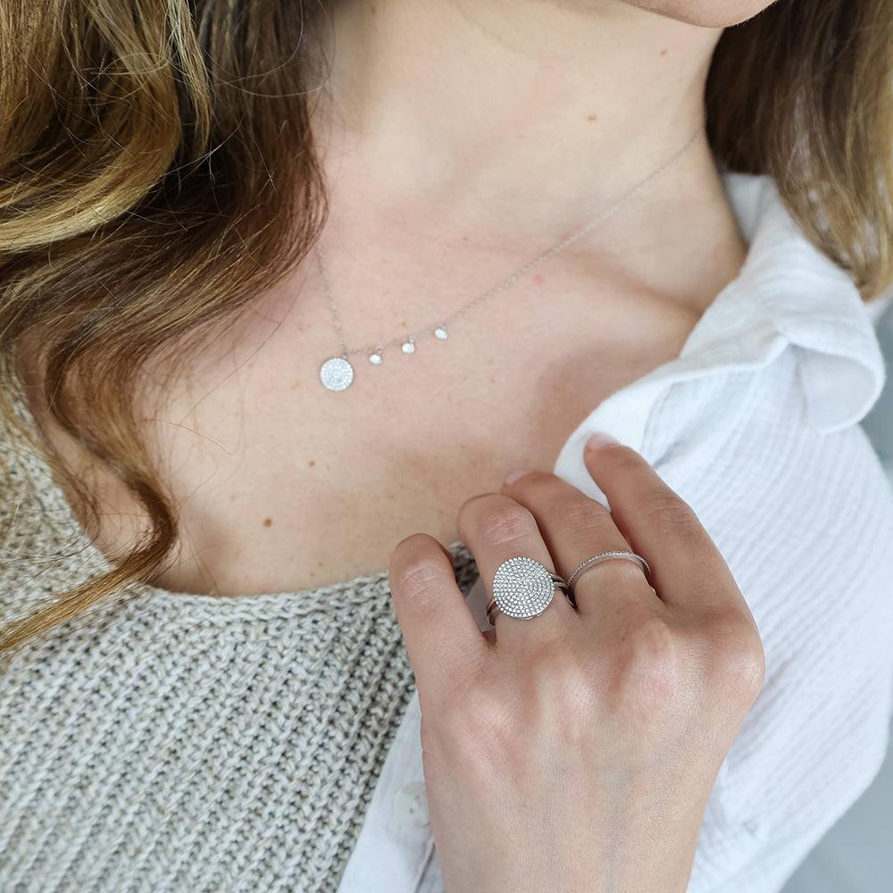 Right Round Statement Ring