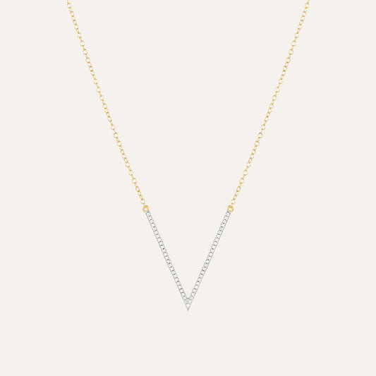 V to the T Pendant Necklace