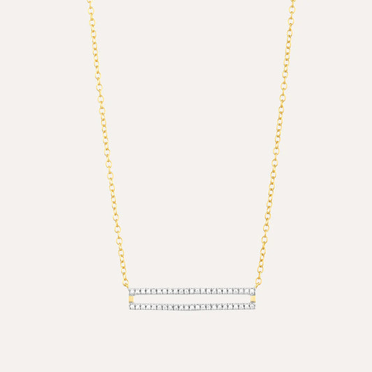 Set The Bar Pendant Necklace
