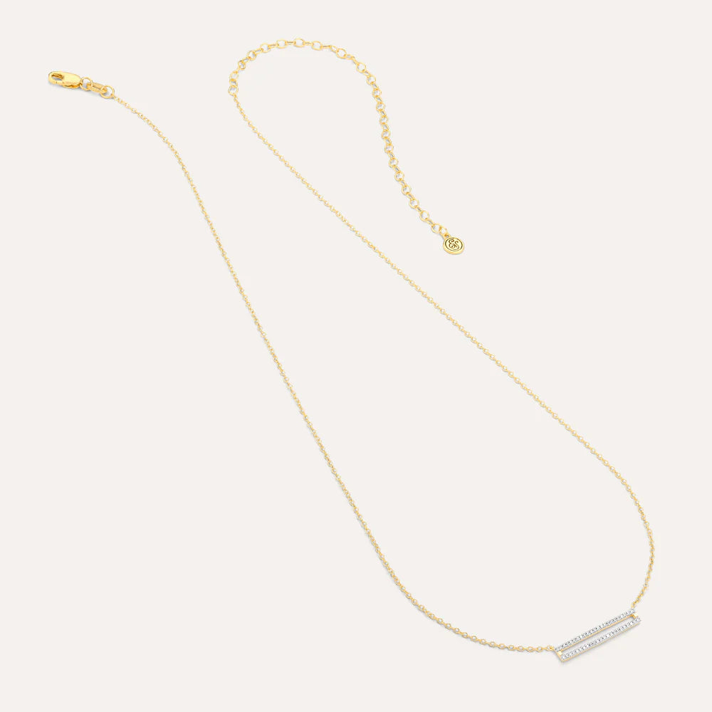 Set The Bar Pendant Necklace