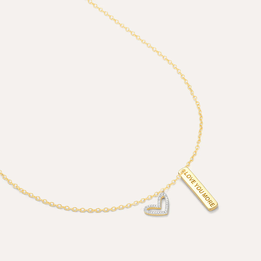 I Love You More Necklace