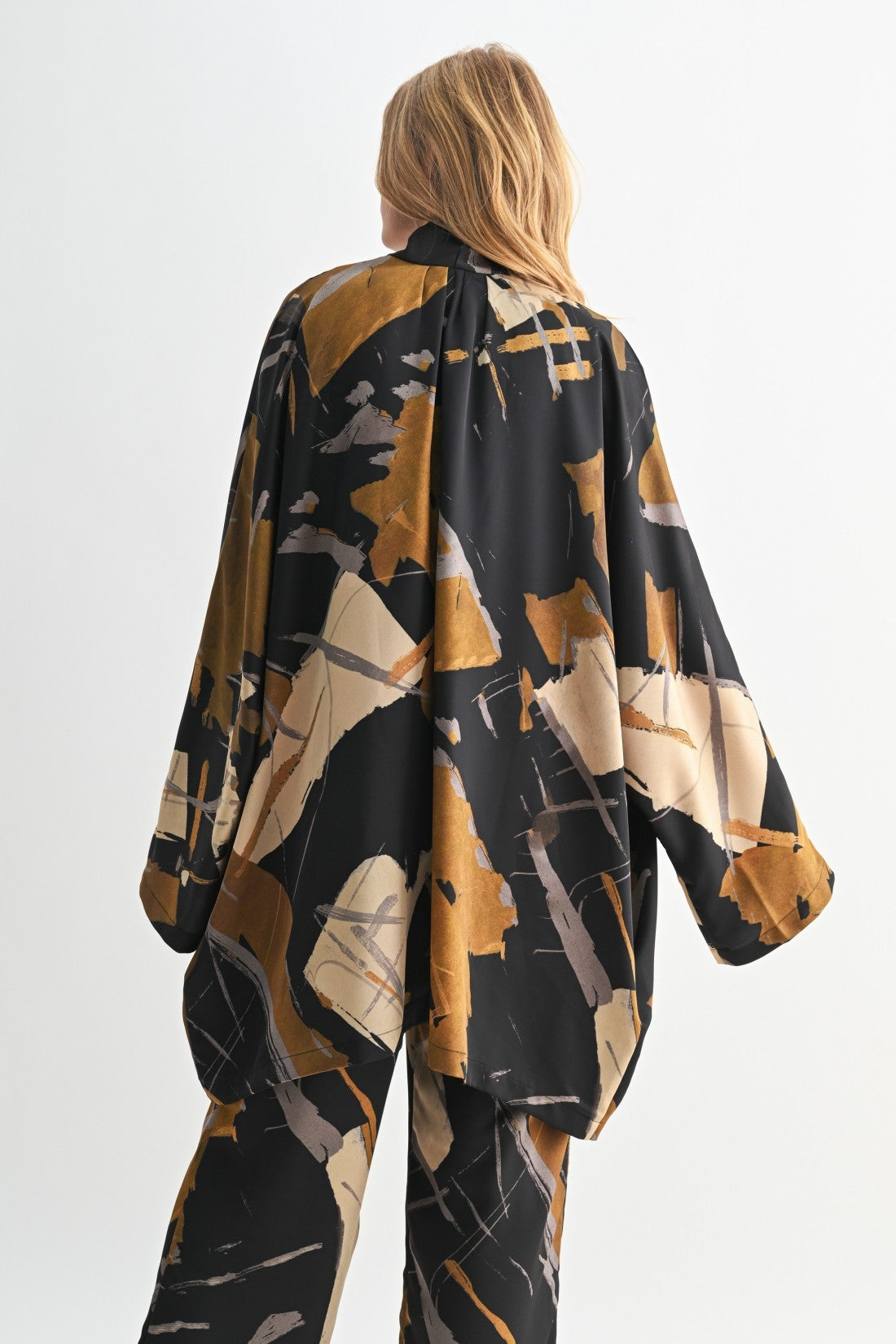 Abstract Print Kimono