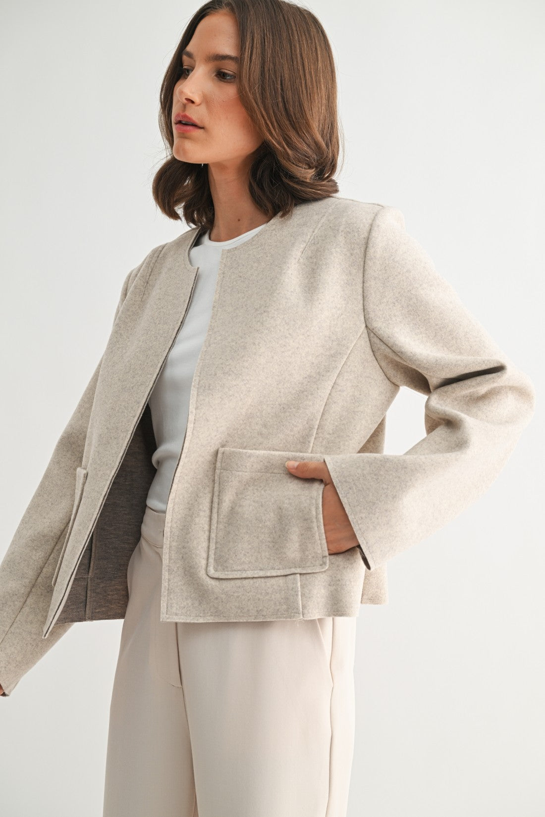 Wool Crop Jacket
