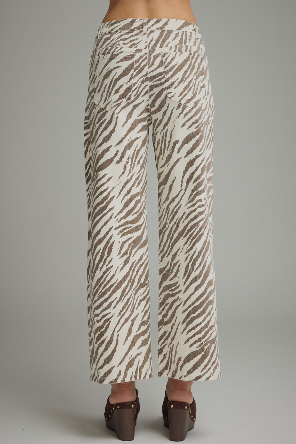 Zebra Wide Leg Pant