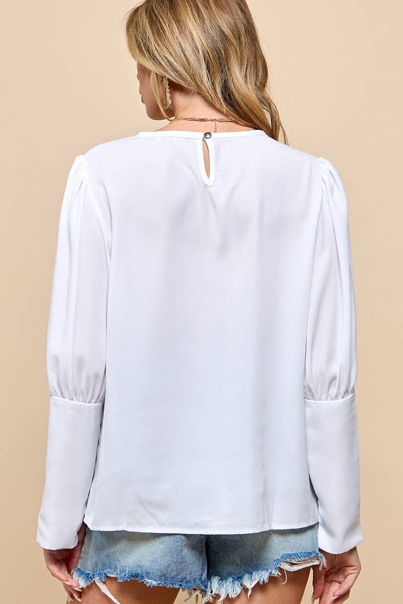 Long Sleeve Button Cuff