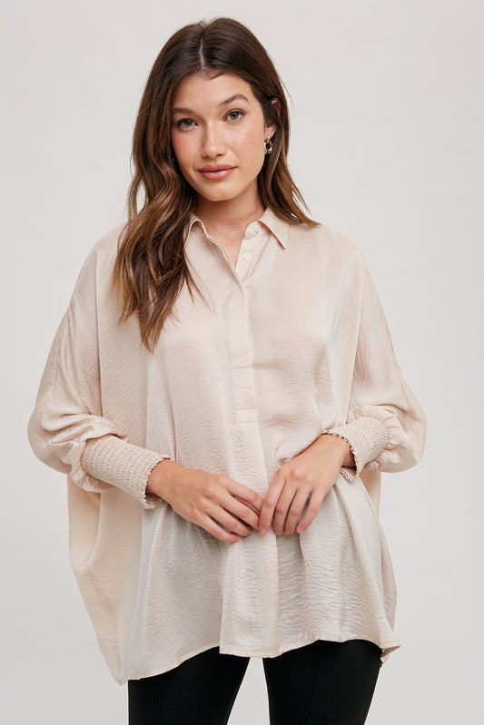 Dolman Smock Slv Shirt