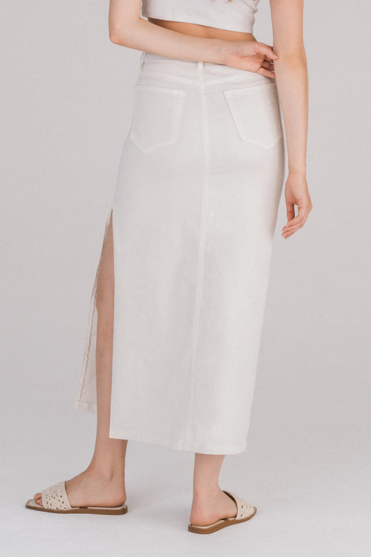 Peyton Midi skirt side slit