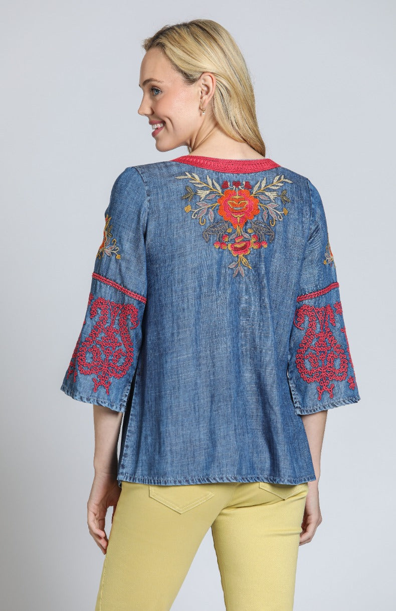 Floral Embroidered Top