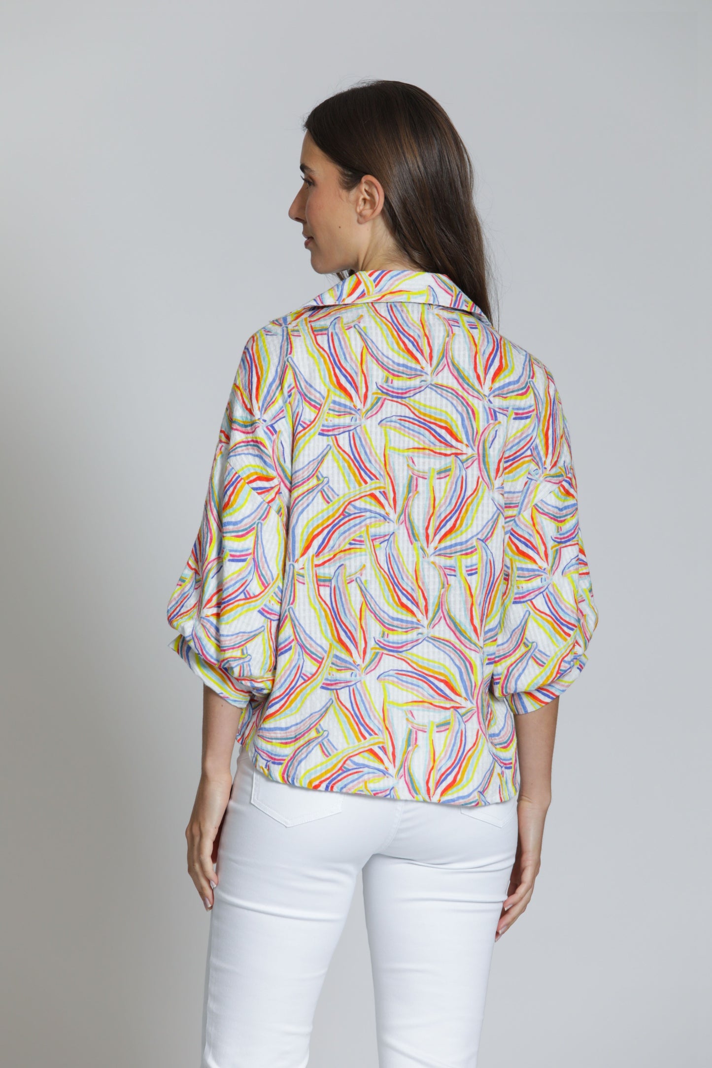 Shirt w/ Blouson Slv