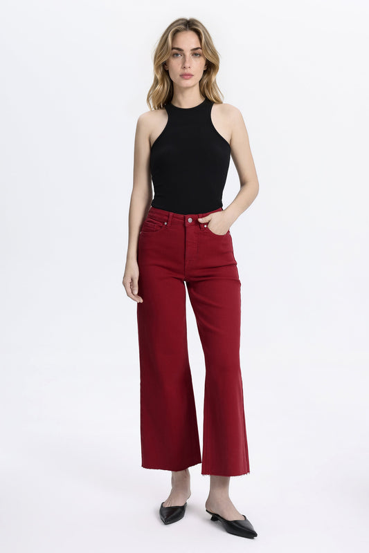 High Rise Wide Leg