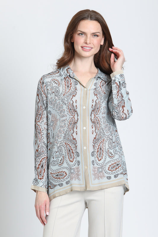 Pullover Smock Cuff Top