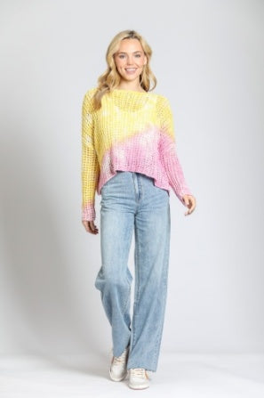 Bright Crochet Sweater