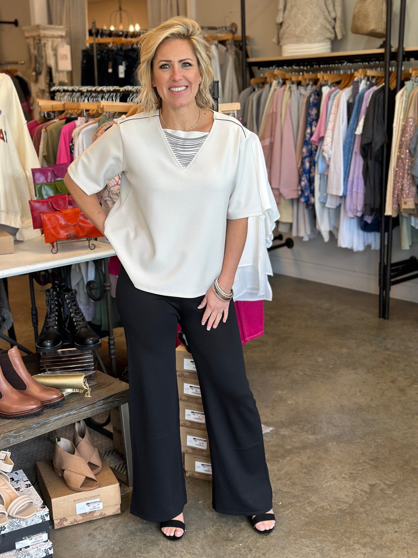 Lightweight Knit Palazzo