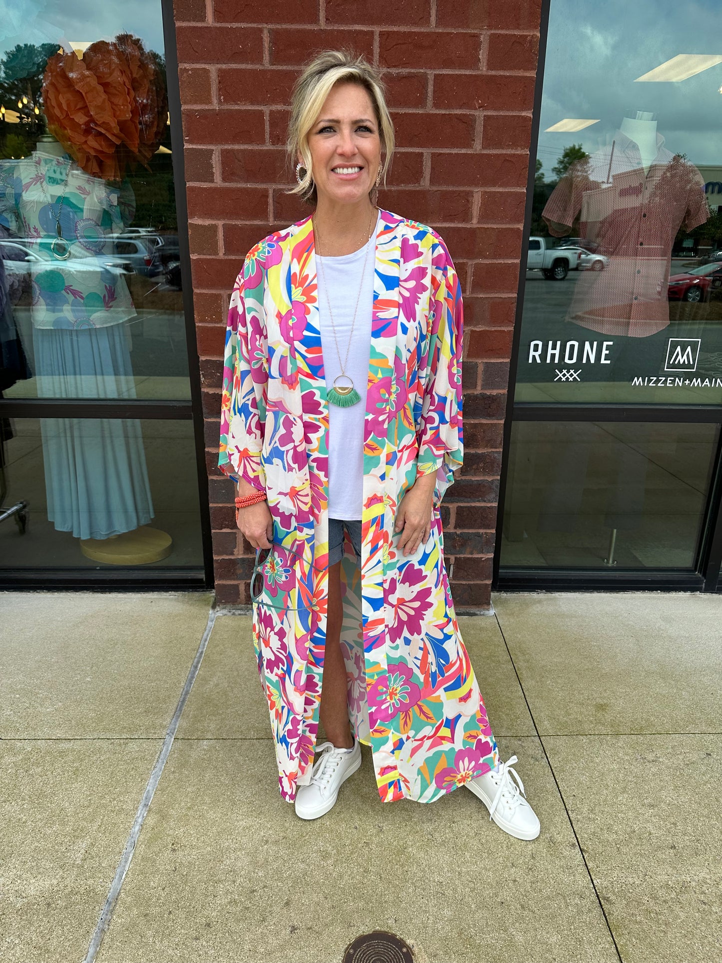 Printed Midi Kimono