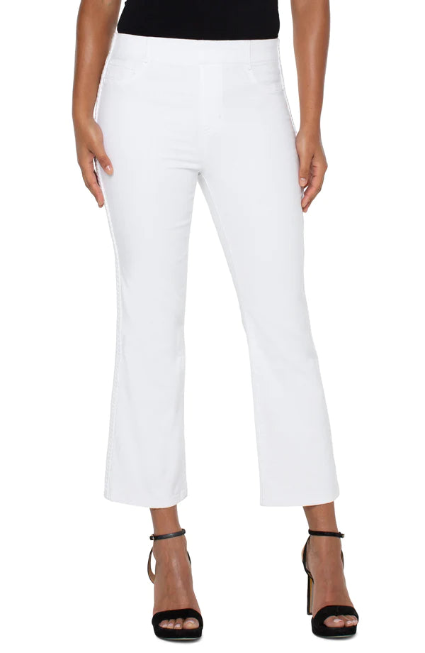 Chloe Crop Flare Braid Trim