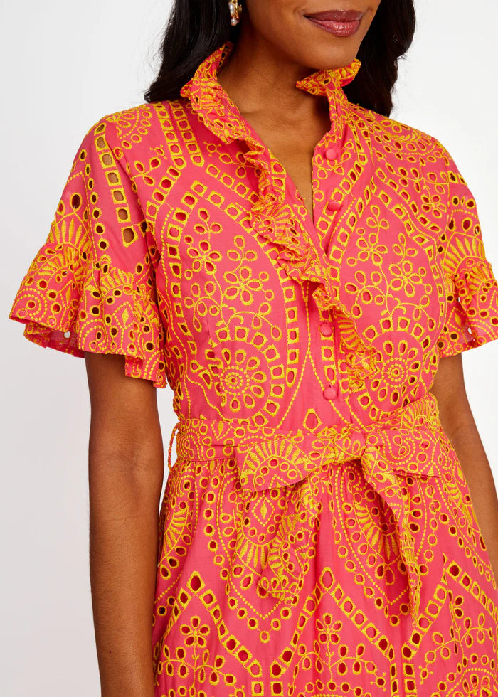 Maxi Eyelet Dress