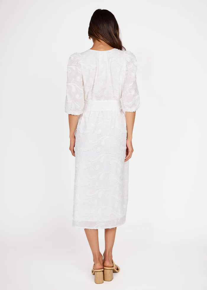 Paisley Cotton Midi Dress