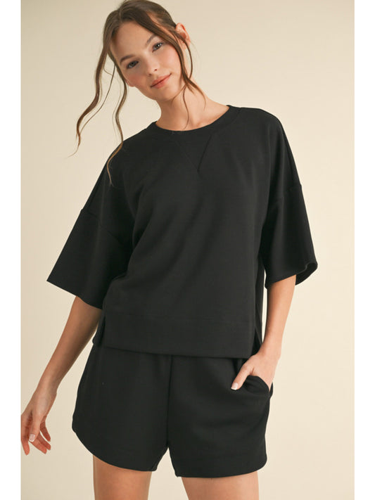 Solid Loungewear Set