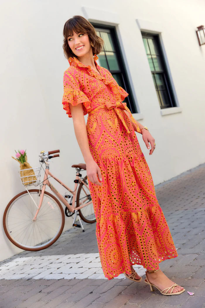 Maxi Eyelet Dress