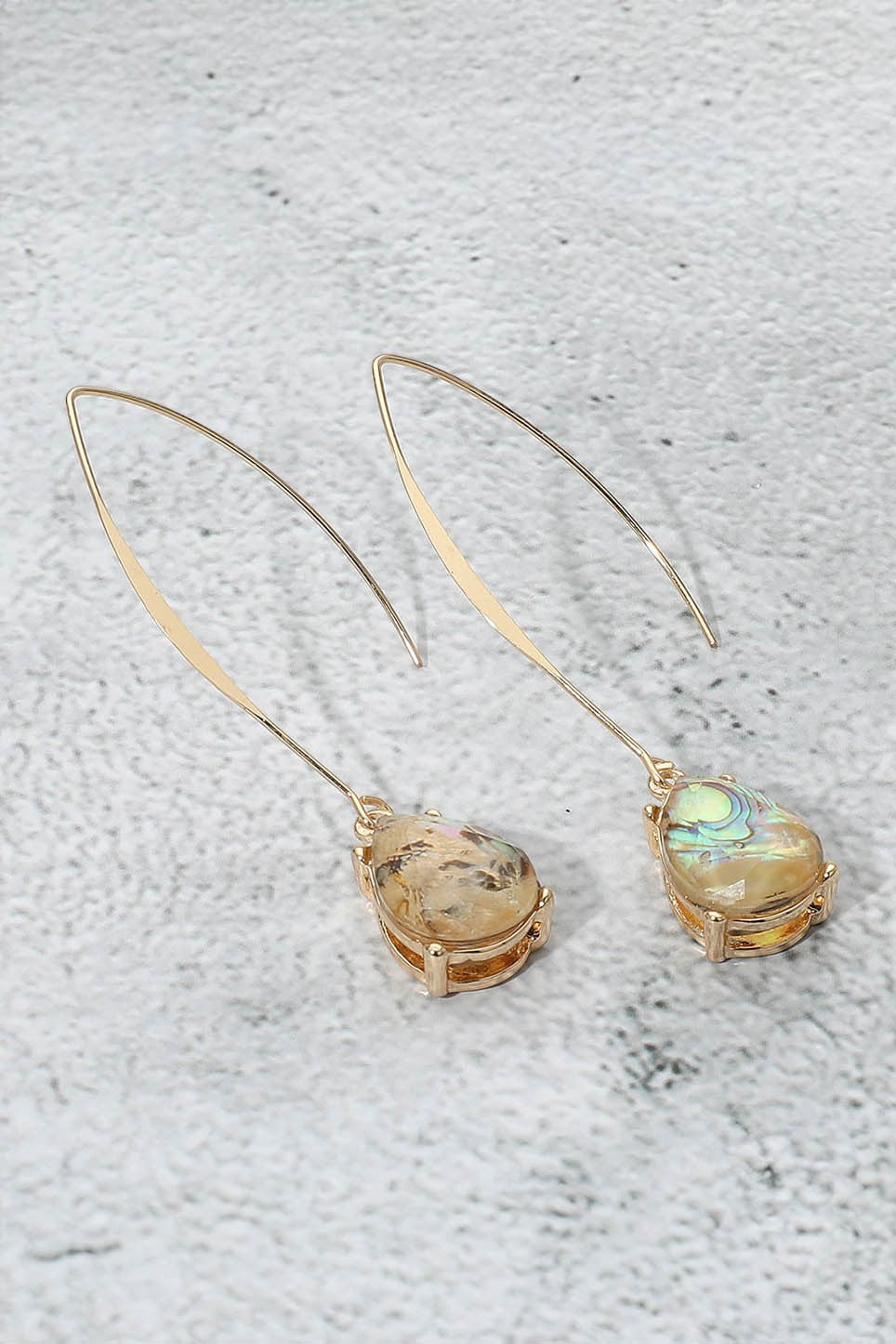 Teardrop Stone Earring