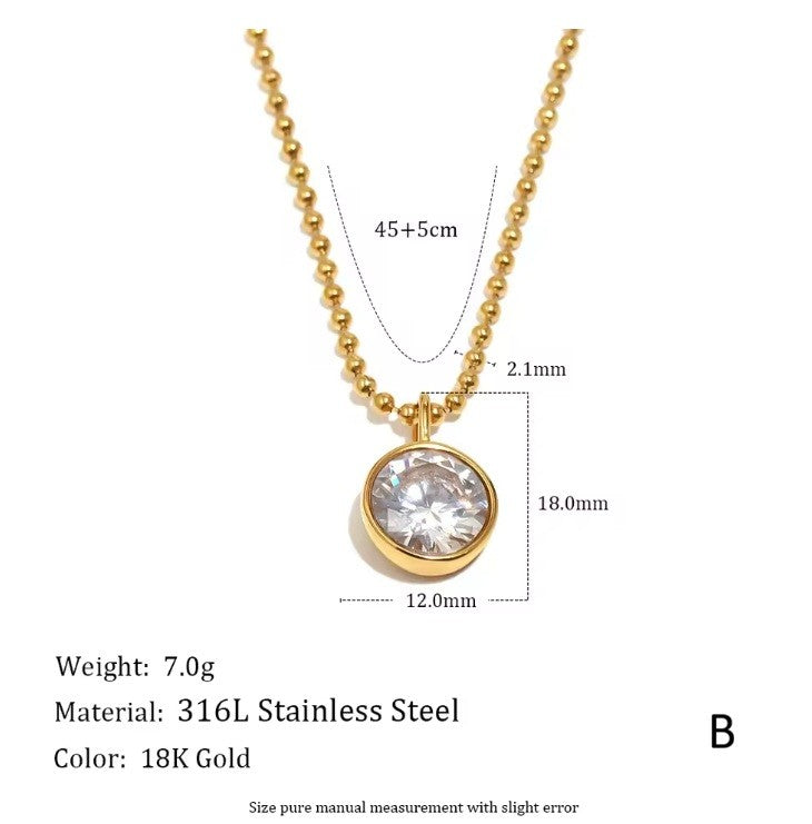 CZ Pendant Necklace