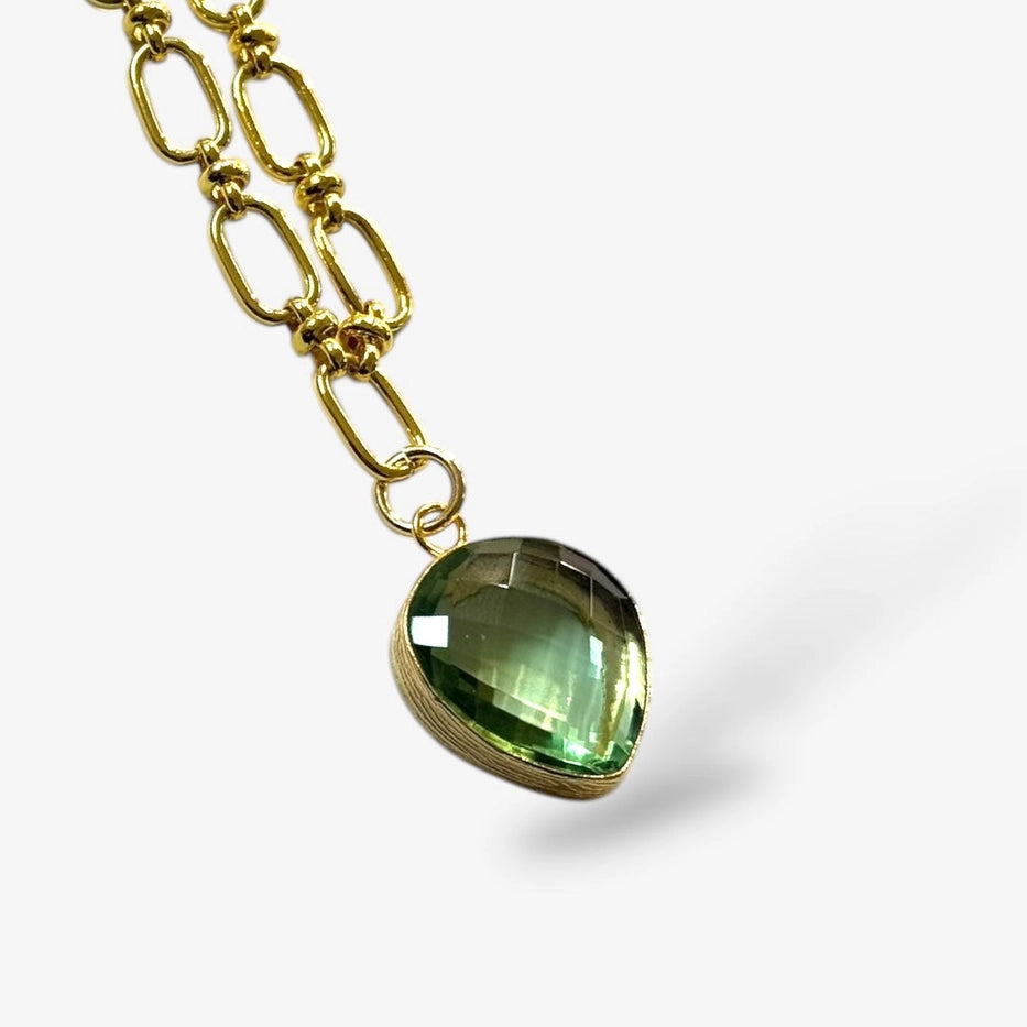 Dewdrop crystal necklace