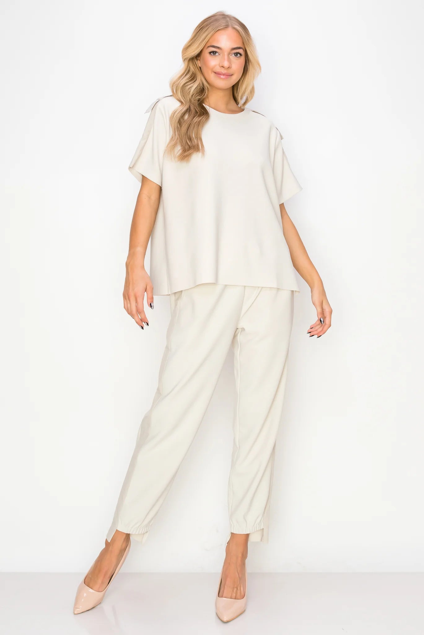 Katie Knit Crepe Pant