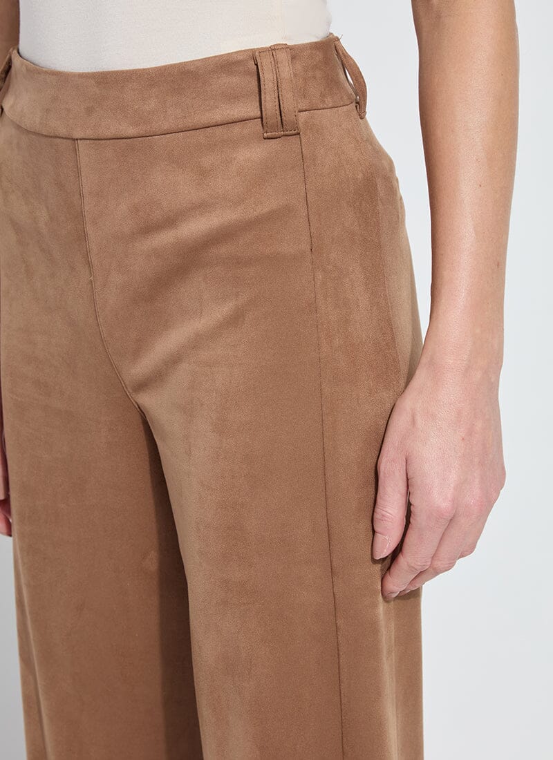Vegan Suede Wide Leg
