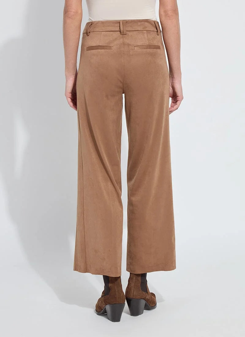 Vegan Suede Wide Leg