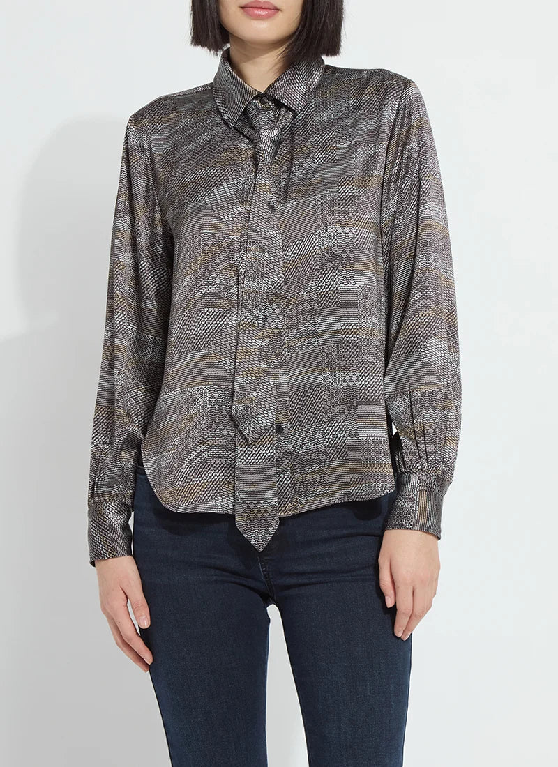 Tie Satin Shirt