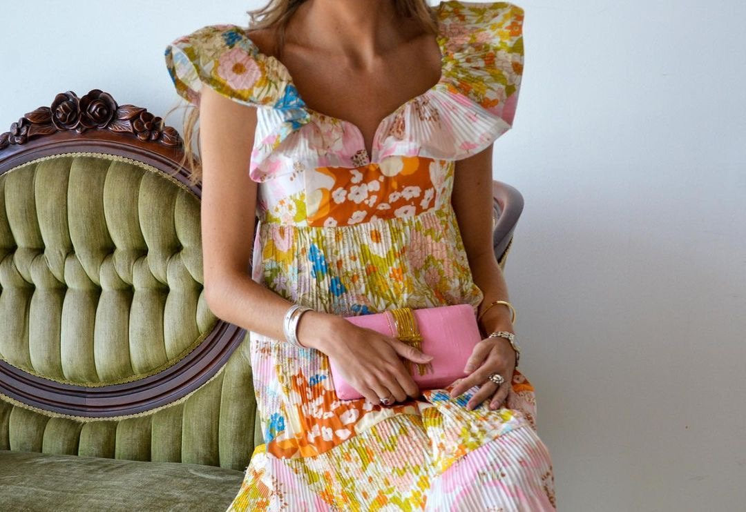 Sleevless Multi Dress