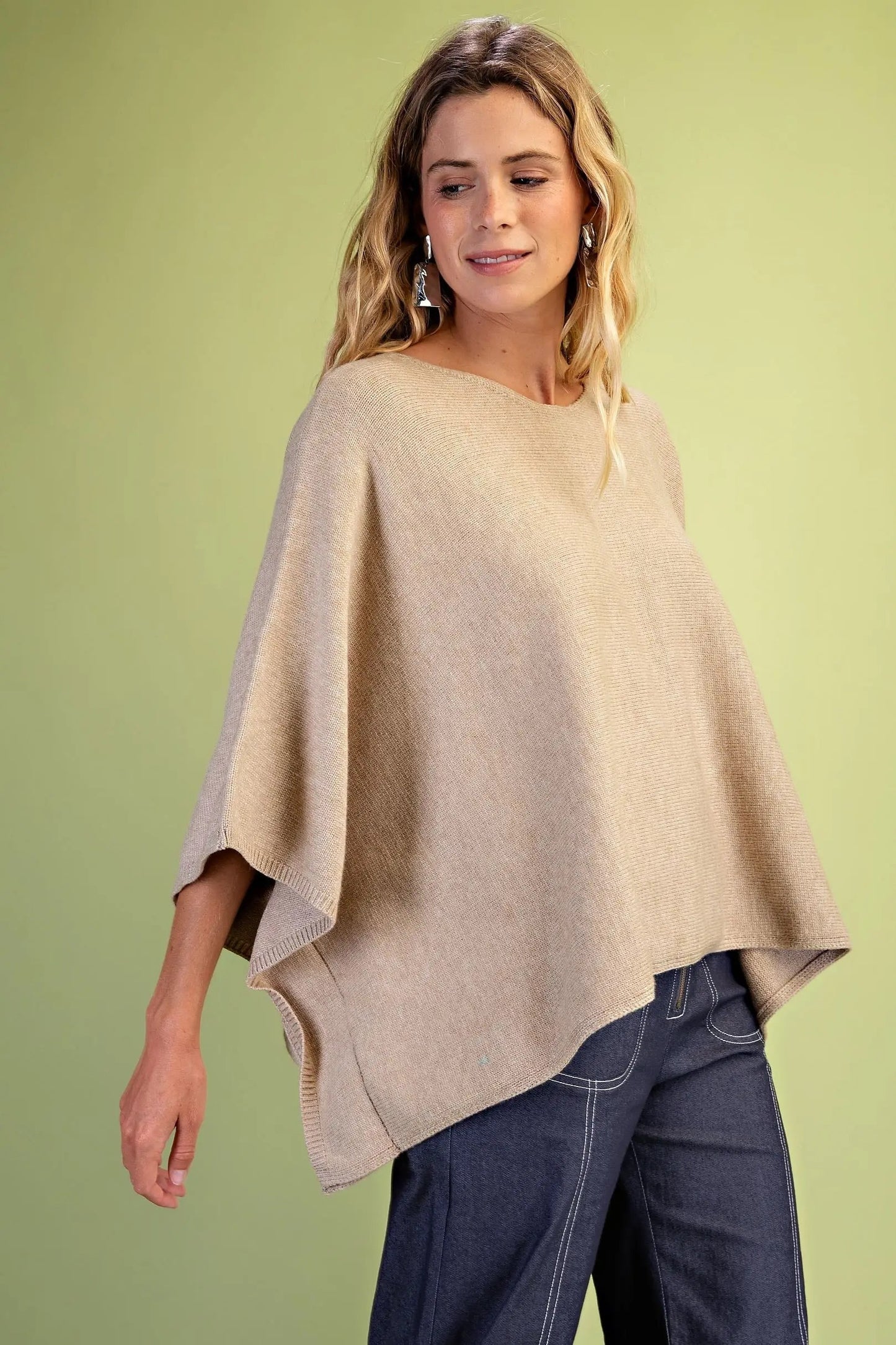Poncho Style Sweater