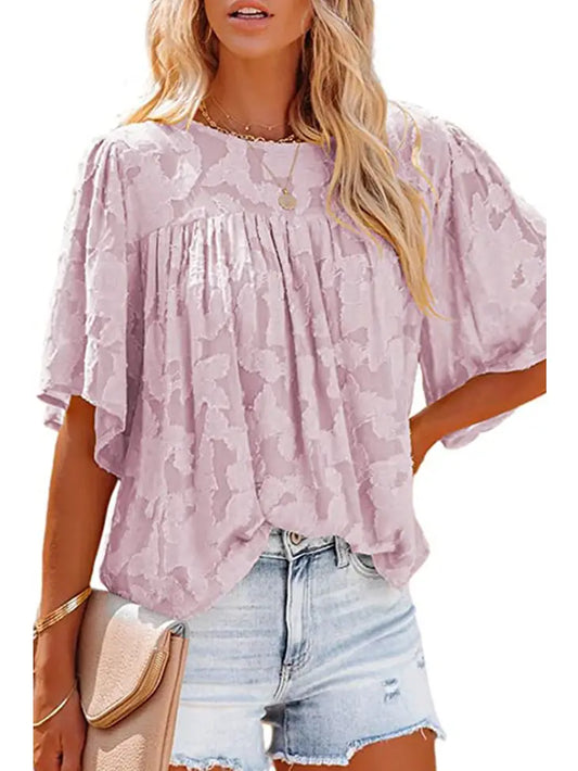 Bell Sleeve Lace Blouse