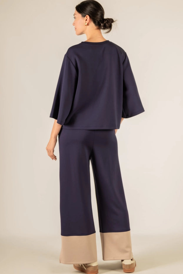 Butter Colorblock Wide Leg