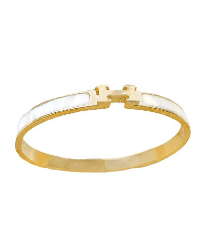 MOP Inital Bracelet