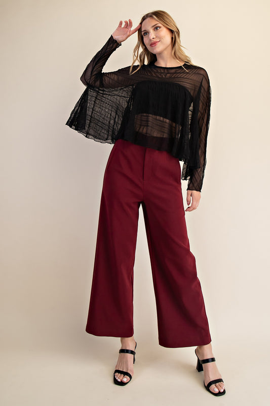 Textured Cape topper