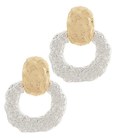 Hammered Door Knocker Twotone