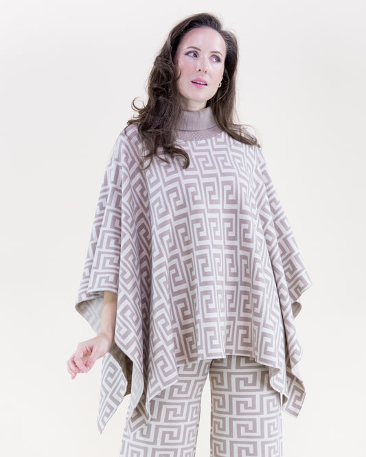 Turtle Neck Poncho