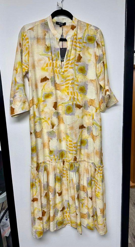 Cuff Slv Stitch dress