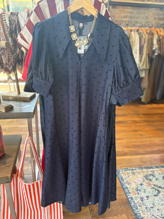 Collar Detail Dress