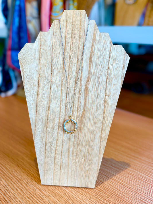 Double O adjustable neckalce
