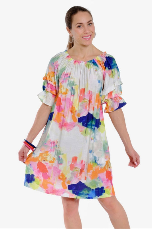 Adley ruffle sleeve