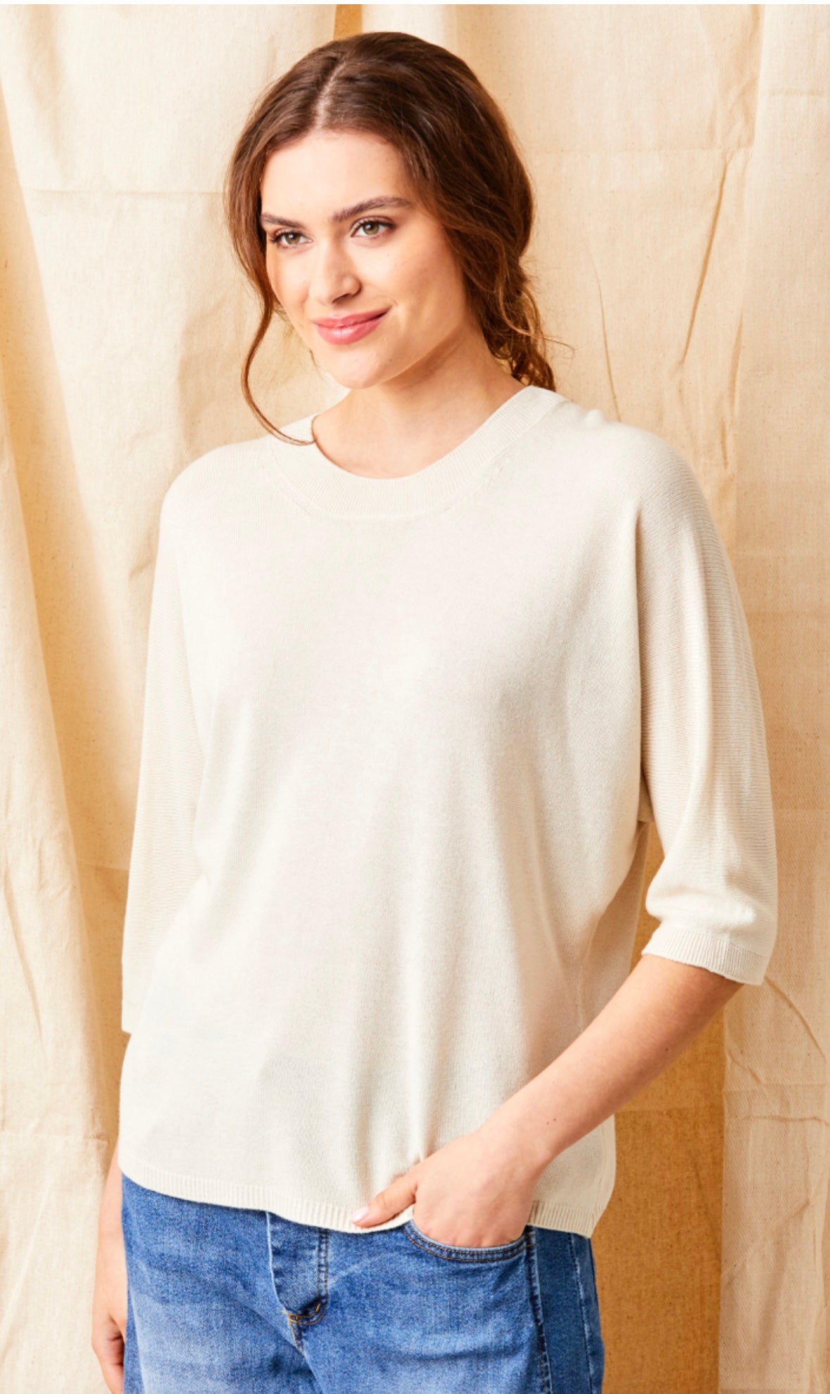 Modal knit sweater