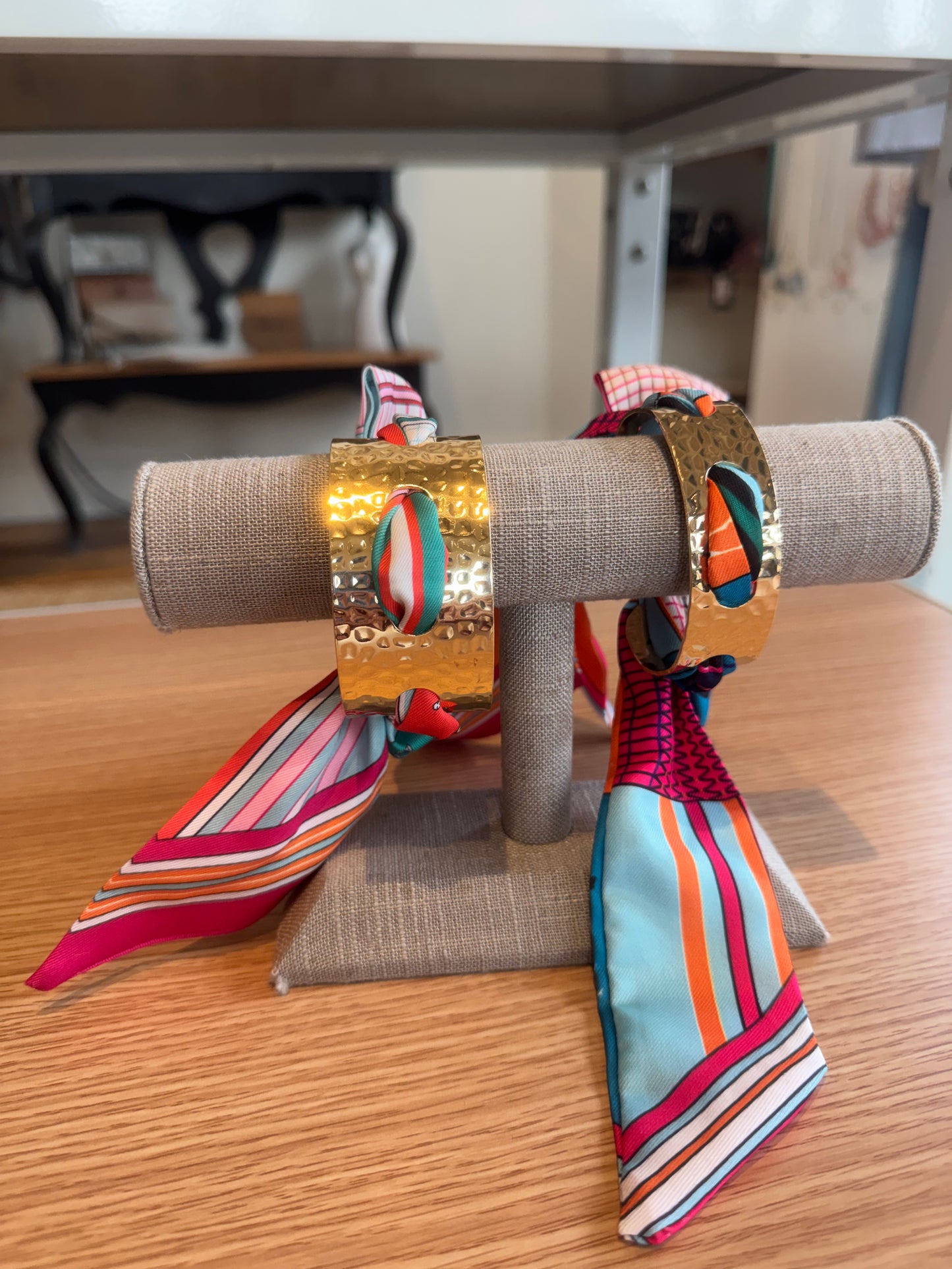 Tie scarf bangle
