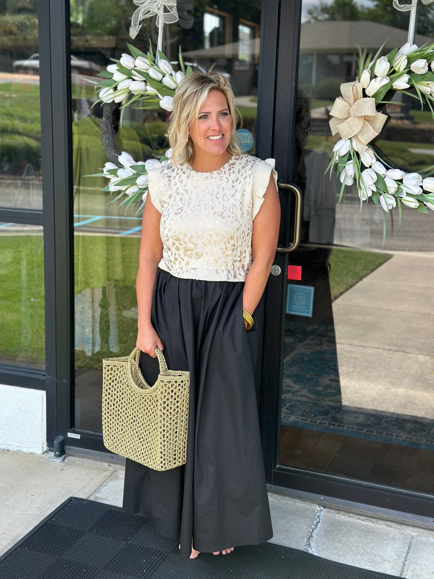 Foil Leopard Mix Maxi