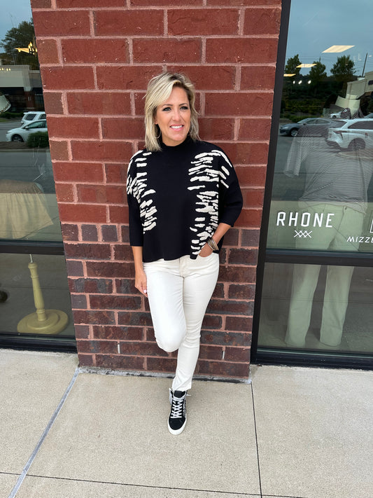 Aja Crop 3/4 Sleeve