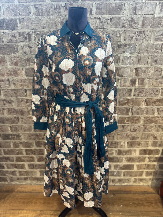 Peacock Bloom Dress