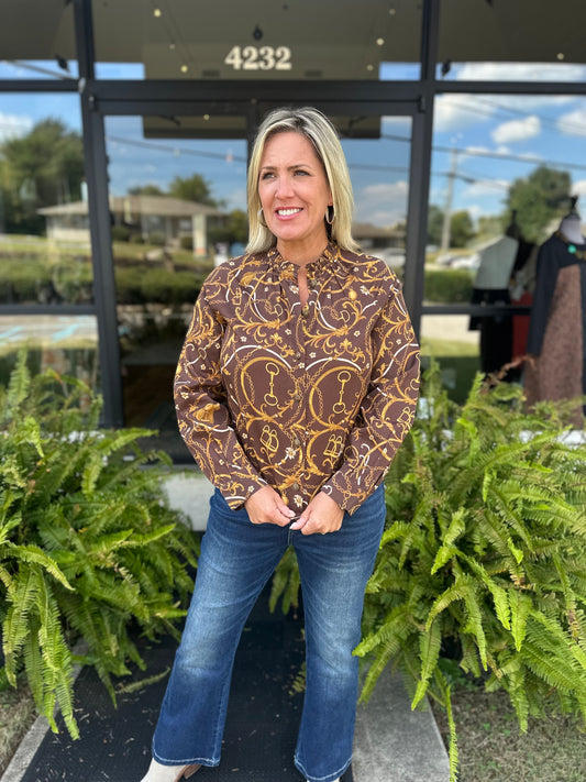 Equestrian Elise Blouse