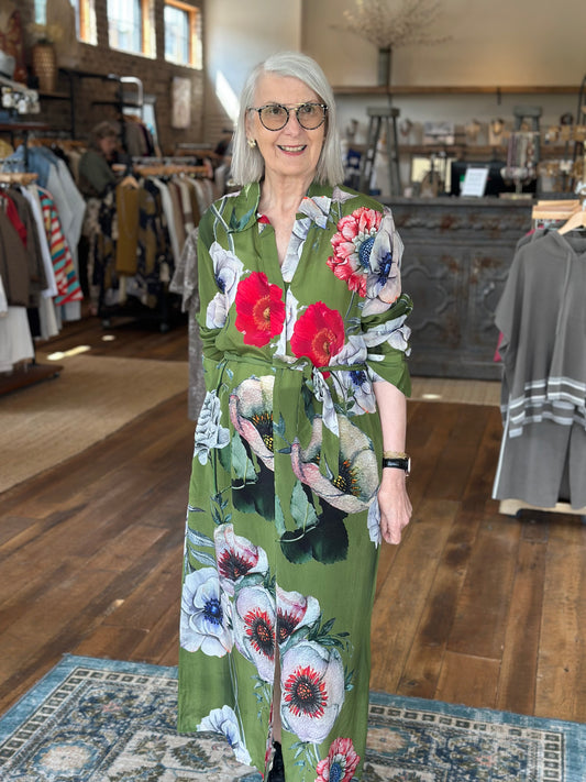 Half Placket Maxi